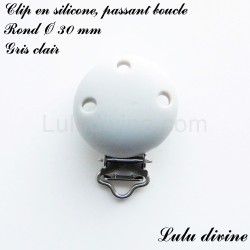 Clip silicone boucle Rond Ø 30 mm 2
