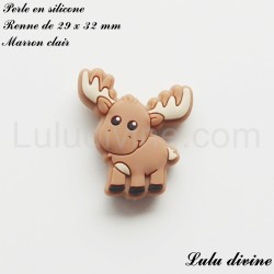 Perle en silicone Renne 2