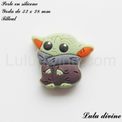 Perle en silicone Yoda