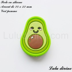 Perle en silicone Avocat 2