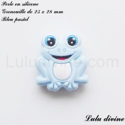 Perle en silicone Grenouille