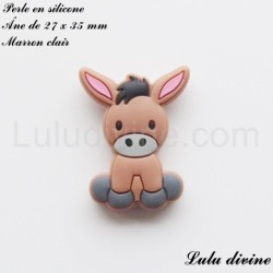 Perle en silicone Âne