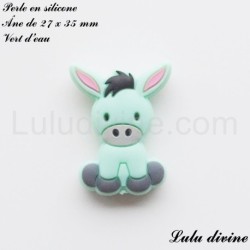 Perle en silicone Âne