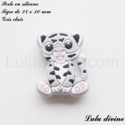Perle en silicone Tigre