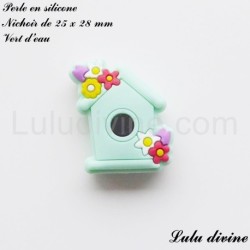 Perle en silicone Nichoir