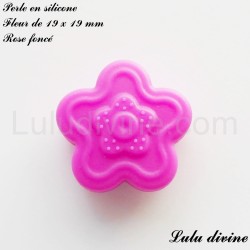 Perle en silicone Fleur 2