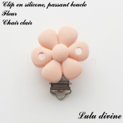 Clip silicone Fleur