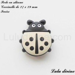 Perle en silicone Coccinelle