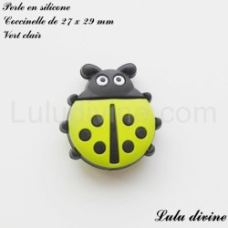 Perle en silicone Coccinelle