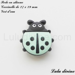 Perle en silicone Coccinelle