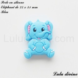 Perle en silicone Eléphant