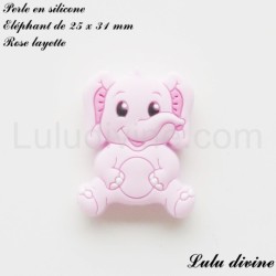 Perle en silicone Eléphant