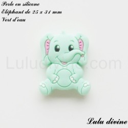 Perle en silicone Eléphant