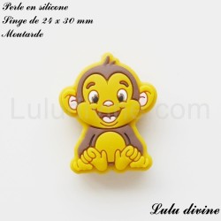 Perle en silicone Singe 2