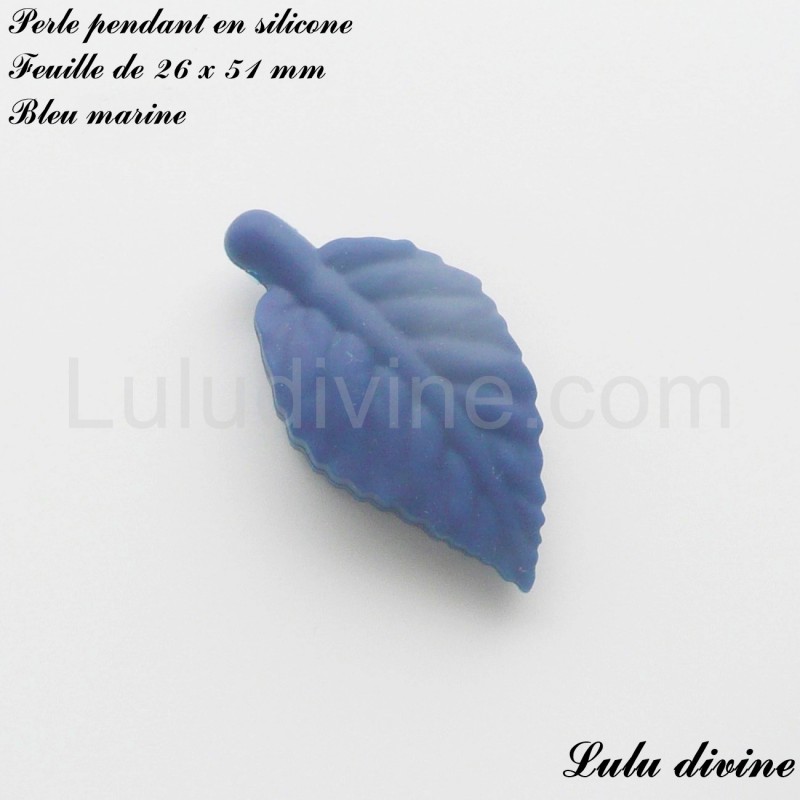 5pcs Feuille silicone perles pour la dentition