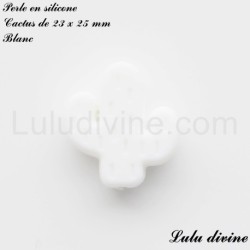 Perle en silicone Cactus