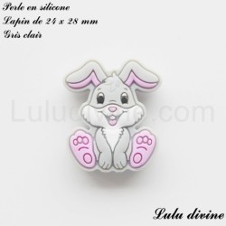 Perle en silicone Lapin