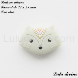 Perle en silicone Renard indien 2