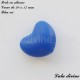 Perle en silicone Coeur