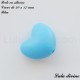 Perle en silicone Coeur