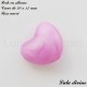 Perle en silicone Coeur