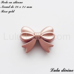 Perle en silicone Noeud