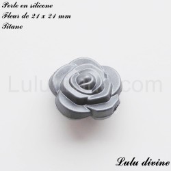 Perle en silicone Fleur 2