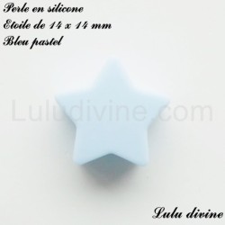 Perle en silicone petite Etoile