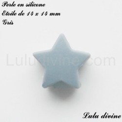 Perle en silicone petite Etoile