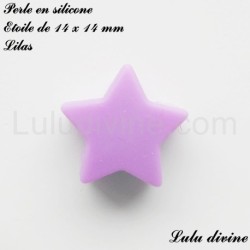 Perle en silicone petite Etoile