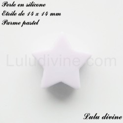 Perle en silicone petite Etoile