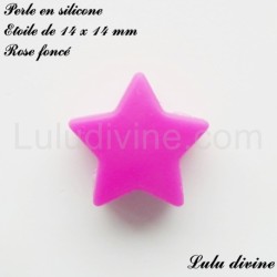 Perle en silicone petite Etoile