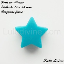 Perle en silicone petite Etoile