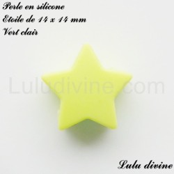 Perle en silicone petite Etoile