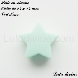 Perle en silicone petite Etoile