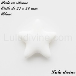 Perle en silicone grosse Etoile