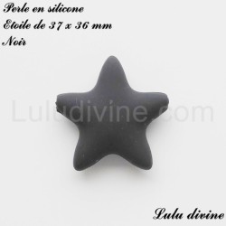 Perle en silicone grosse Etoile