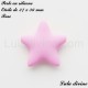 Perle en silicone grosse Etoile