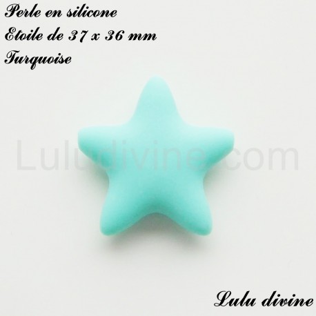 Perle en silicone grosse Etoile