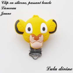 Clip silicone boucle Lionceau  2