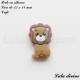 Perle en silicone Lion