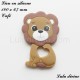 Lion en silicone