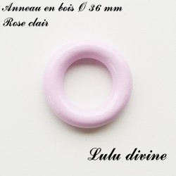 Anneau bois 36 mm sans trou