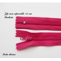 Fermeture éclair 18 cm Fuchsia