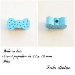 Perle en bois Noeud papillon