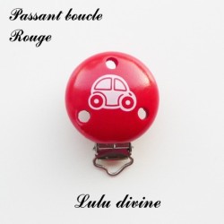 Pince / Clip en bois, attache tétine, passant, Auto / Voiture