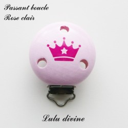 Pince / Clip en bois, passant Couronne 2