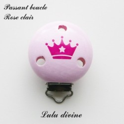 Pince / Clip en bois, passant Couronne