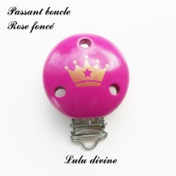 Pince / Clip en bois, passant Couronne