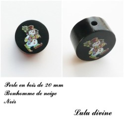 Perle en Bonhomme de neige